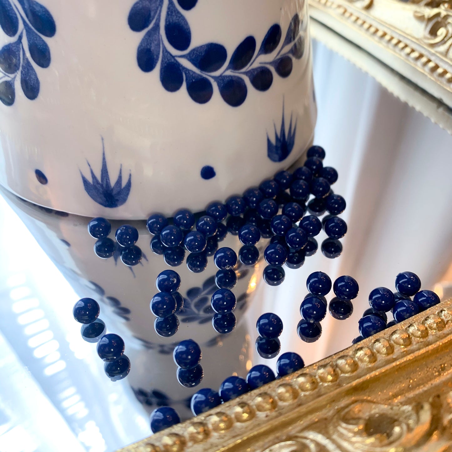 Deep Blue Swarovski Middler