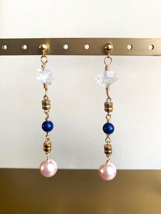Deep Blue Swarovski Middler