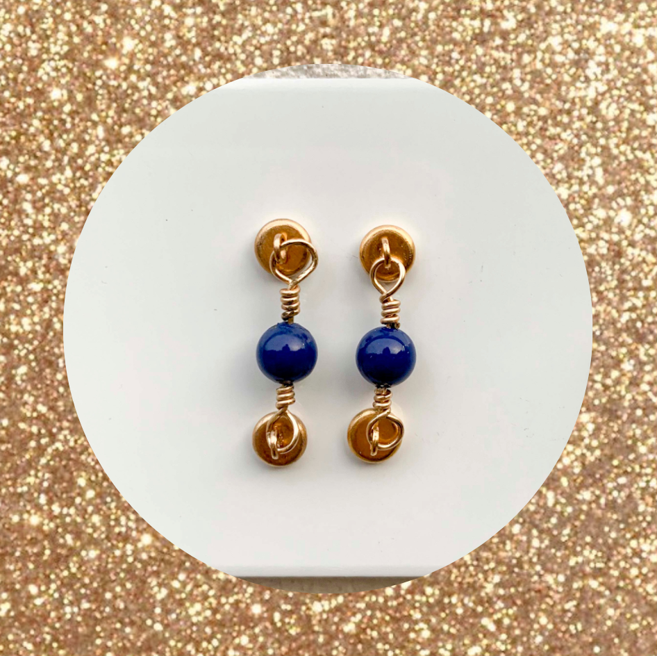 Deep Blue Swarovski Middler